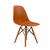 Conjunto 4 Cadeiras Eames Pp Terracota Pés Em Polipropileno - comprar online