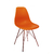 Cadeira Eames Pp Laranja Tower Base Cobre