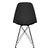 Conjunto 3 Cadeiras Eames Pp Preto Eiffel Base Preta na internet