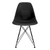 Conjunto 4 Cadeiras Eames Pp Preto Eiffel Base Preta - La Mobilia