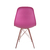 Cadeira Eames Pp Rosa Chiclete Tower Base Cobre - La Mobilia