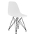 Cadeira Eames Pp Branco Eiffel Base Preta