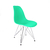 Conjunto 3 Cadeiras Eames Pp Verde Tiffany Eiffel Cromada - comprar online