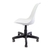 Cadeira Saarinen Pp Branca Office Base Preto - comprar online