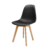 Conjunto 4 Cadeiras Eames Wood Preto na internet