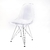 Conjunto 3 Cadeiras Eames Policarbonato Transparente Eiffel Cromada na internet