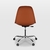 Cadeira Eames Pp Terracota Office Cromada na internet