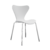 Cadeira Jacobsen Pp Branca Cromado