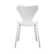 Cadeira Jacobsen Pp Branca Cromado - comprar online
