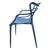 Conjunto 4 Cadeiras Allegra Azul Zimbro em Polipropileno - loja online