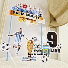 Comprar online Toppers Fútbol de Cartón para decorar tartas