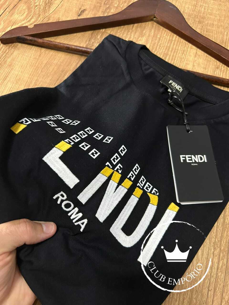 Camiseta Gold - Fendi - Preto