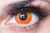 Lente de contato laranja Coscon Orange perfeita para cosplays, maquiagem artística e fantasia de halloween