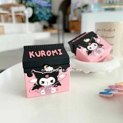 Case para AirPods 1/2Gen kuromi caja de lechita