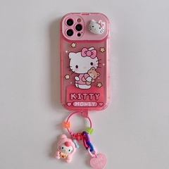 Hello Kitty Honey Strap-Espejo ip 15 Pro Max - comprar en línea