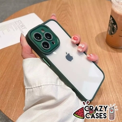 Green- Metal cubre cámara iPhone 13 pro