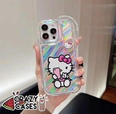 Hello kitty selfie holografica ip 14 pro max