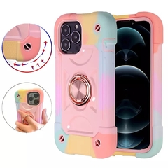 Ultra uso rudo silicon Rainbow ip14 pro max - Crazy Cases