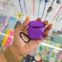 Case silicon morada AirPods 3gen