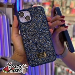 Swarovski midnight blue iphone 13/14 - Crazy Cases