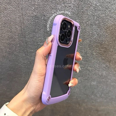 Case tipo uso rudo metal lila ip 14 pro max - comprar en línea