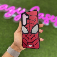 case spiderman suit mask Samsung s24 plus