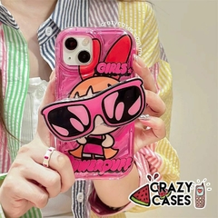 Bombón- powerpuff + pop socket ip 7/8/se2020/se2022