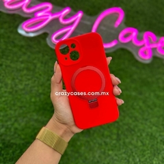 Case MagSafe red iPhone 15 - Crazy Cases