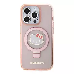 Case hello kitty/ soporte MagSafe pink ip 15 pro