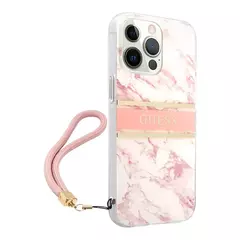 Case guess marble stripe rosa ip 14 en internet