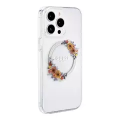 Case guess MagSafe flowers transparente ip 15 pro max en internet