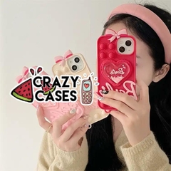 Barbie Heart pop it -iphone 13/14/15 - Crazy Cases