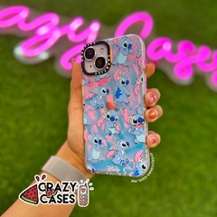 Casetify stitch pink holografica ip 14 pro max