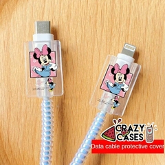 protector cubo y cable minnie pink - comprar en línea