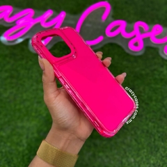 Case ultra uso rudo rosa neón ip15 pro - comprar en línea