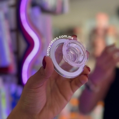 pop socket magnetico- clear circular