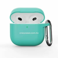 Case silicon Mint Green Airpods 4 gen