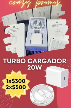 Turbo Cargador 20W Clon 1:1 PARA CUALQUIER IPHONE - comprar en línea
