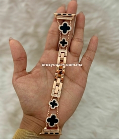 CORREA VAN CLEEF ROSE GOLD AND BLACK 38/40/41MM