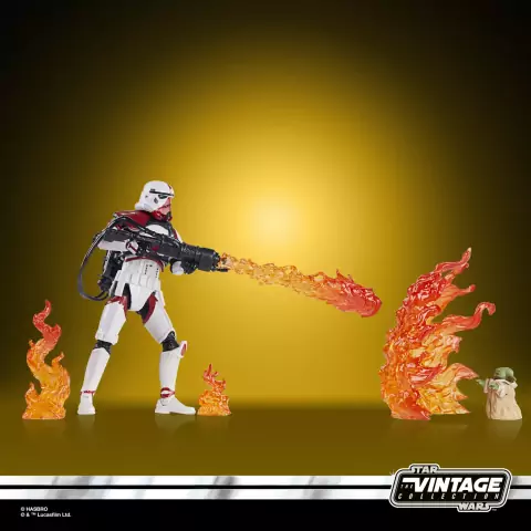Incinerator Trooper y Grogu - Star Wars Vintage Collection - Hasbro