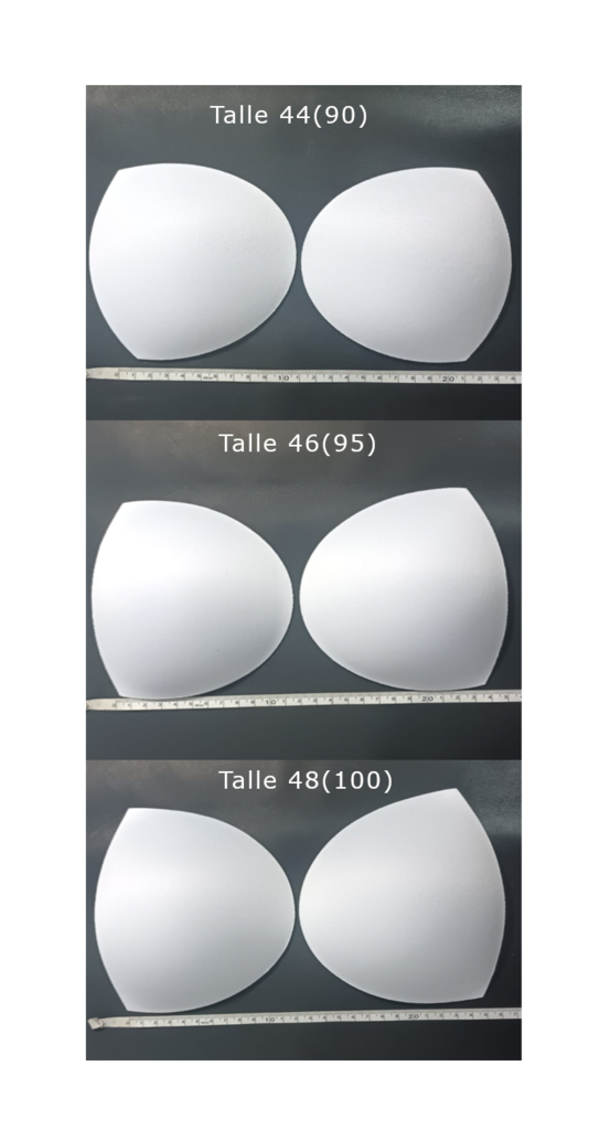 Tazas de online corpiño