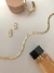 Brinco Ear Jacket dois palitos folheado a ouro 18k V98 - loja online