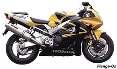 Sistema de escape de brida de serie negra con bote de aluminio M-2 Honda CBR929RR 2001-2001 - TWO BROTHERS - comprar online