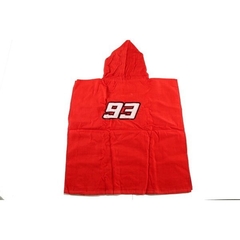 Poncho Bata De Ducha Marc Marquez Mm93 Rojo - tienda online