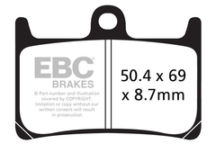 EBC BRAKES - PASTILLAS DE FRENO DELANTERA FA380HH - comprar online