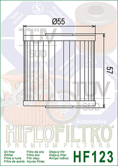 FILTRO DE AIRE HF123 ATV/MOTO KAWASAKI - HIFLOFILTRO - comprar online