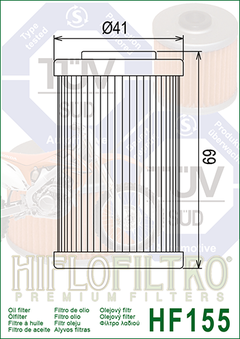 FILTRO DE AIRE HF 155 - HIFLOFILTRO - comprar online