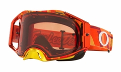 ANTI PARRA MOTOCROSS OAKLEY AIRBRAKE MX TROY LEE DESIGNS QUATTRO ORANGE