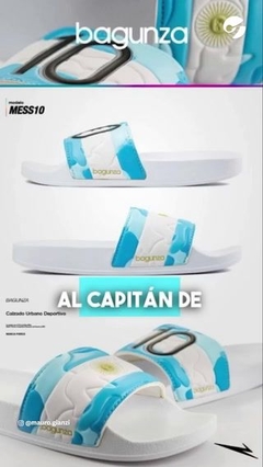 Ojotas Messi 10 Chancletas Chinelas Bagunza Producto Oficial AFA - Seleccion Argentina