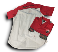 Camisa Hidrowick Ducati Rojo Blanco - Premium